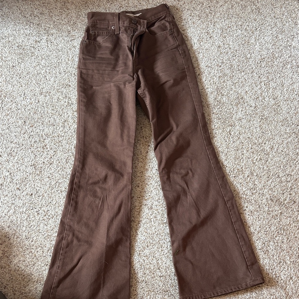 Levi's Vintage 70’s High Rise Bootleg Brown Jeans
